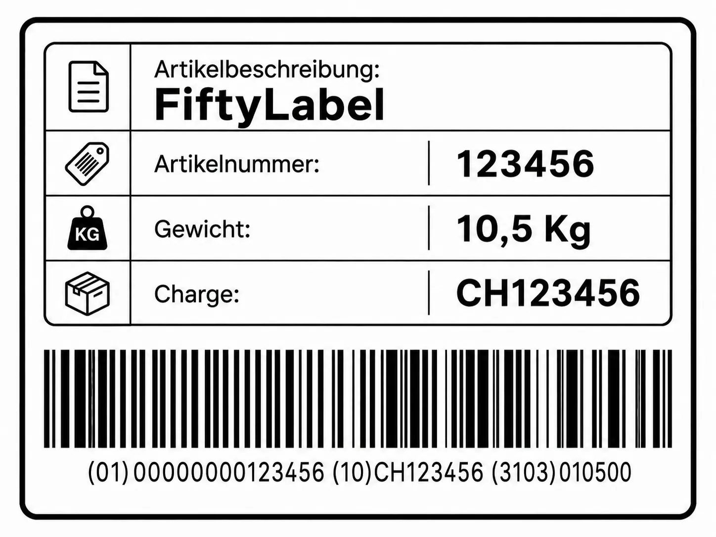 Etikettierung in der Produktion – individuelle Etiketten mit FiftyLabel